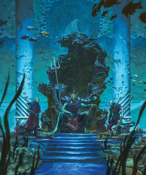 undersea king by Lake Hurwitz for art portfolio
