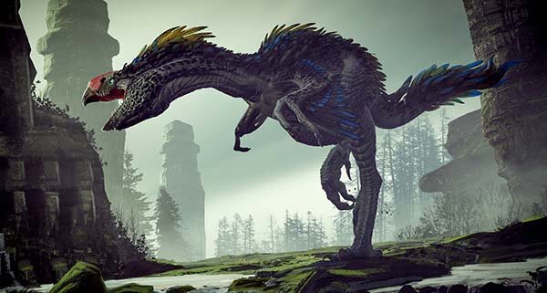 Dinosaur creature design by Peter Konig