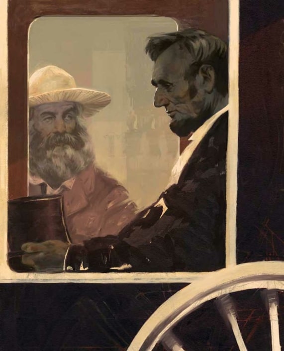 Illustration of Abraham Lincoln by Sterling Hundley