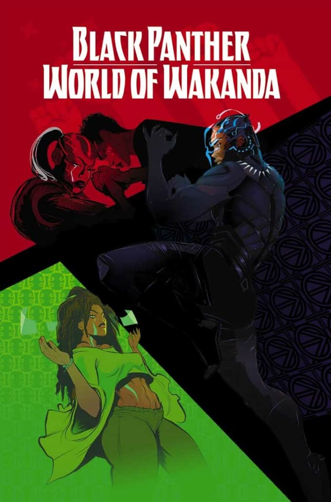 Art by comic book artist, Afua Richardson for the Marvel comic book, Black Panther World of Wakanda