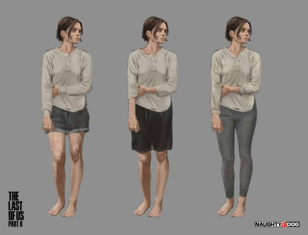 Digital character design for The Last of Us Part 2 by Ashley Swidowski