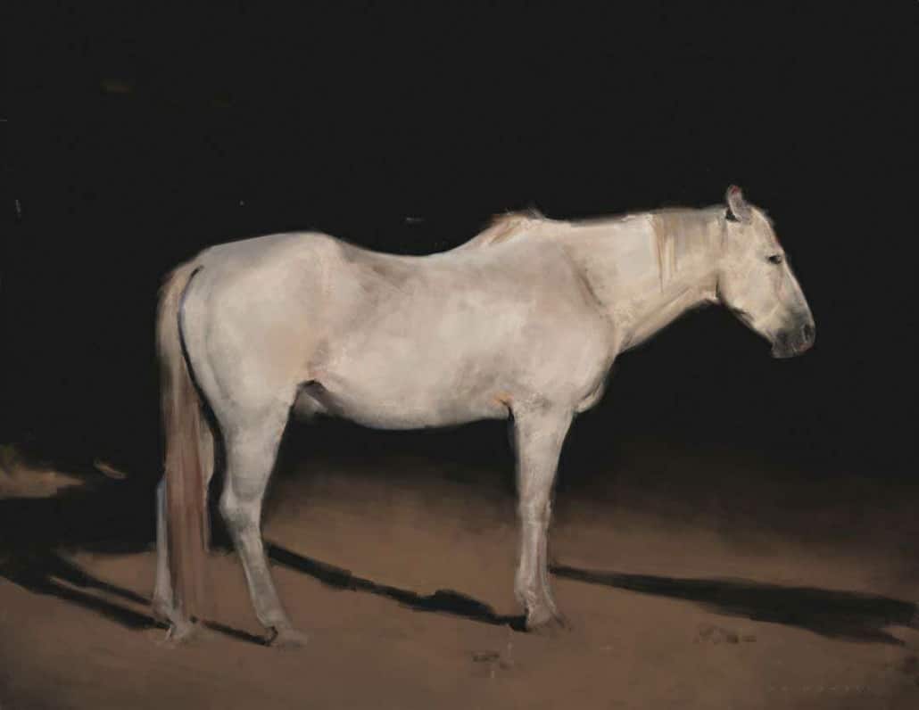 Digital painting of horse by Ashley Swidowski