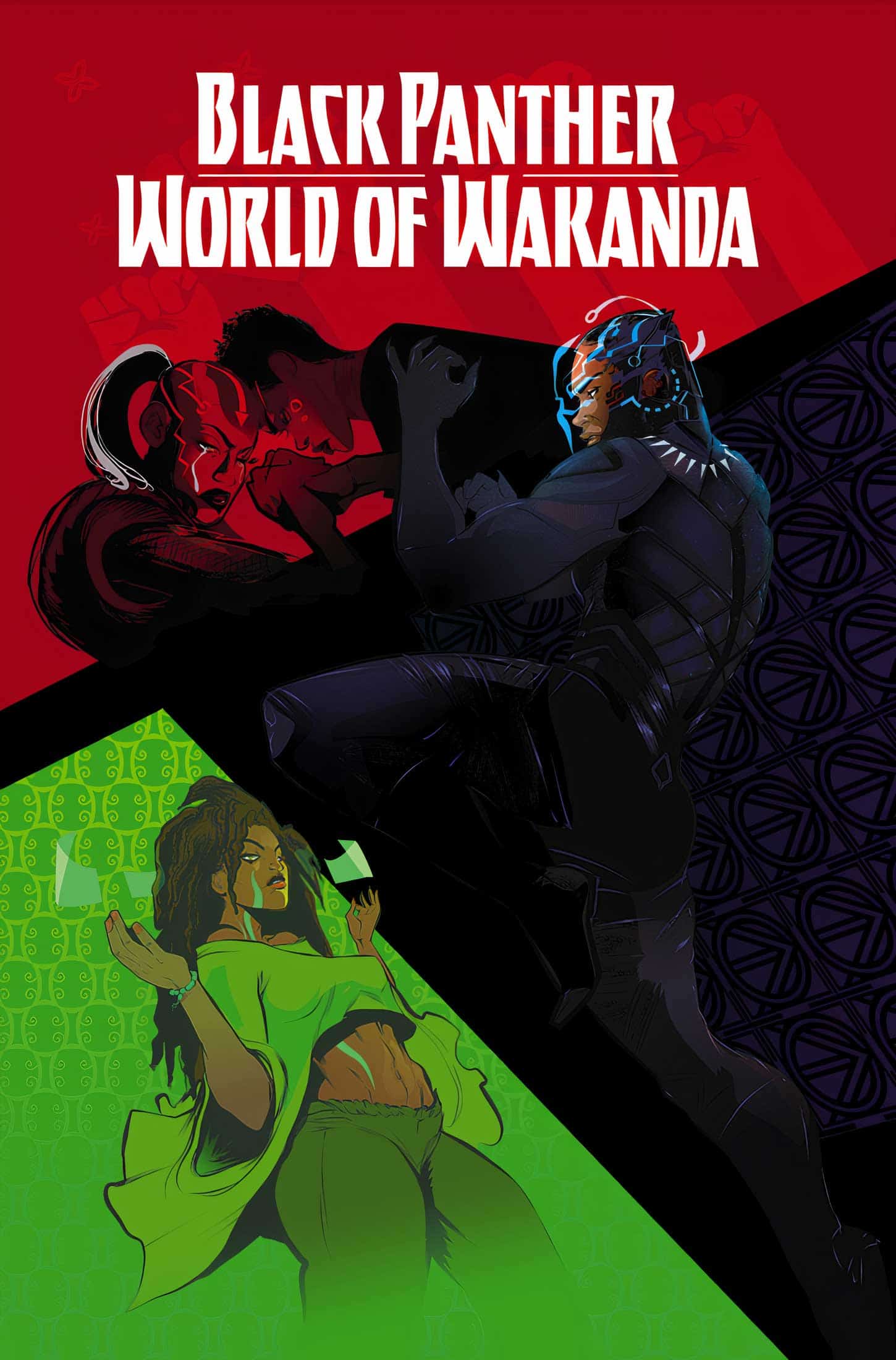 Black Panther World of Wakanda cover art by Afua Richardson