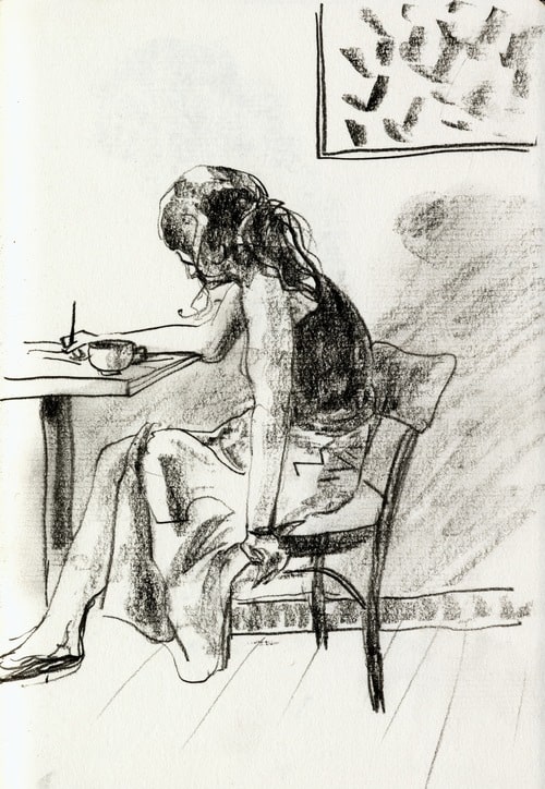 Loose sketch by George Pratt