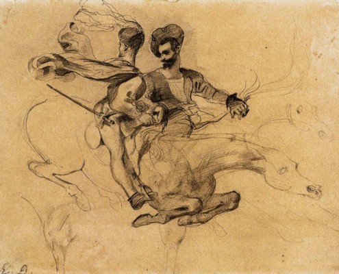 Loose illustration by artist Delacroix