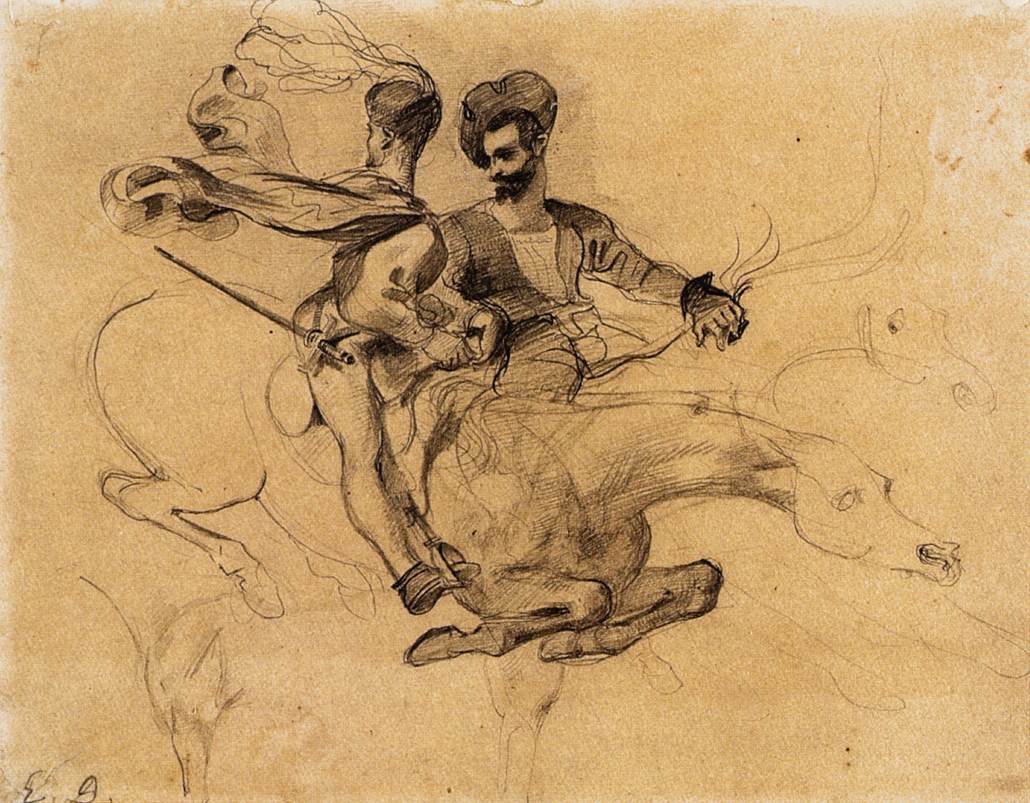 Loose illustration by artist Delacroix