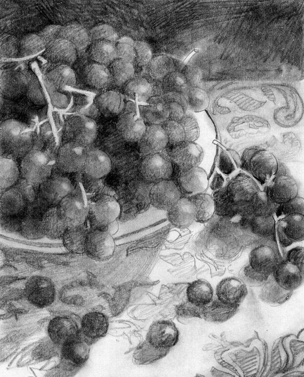 An image of grapes, assembled in the studio. Final cover art for a magazine cover. Brent Watkinson
