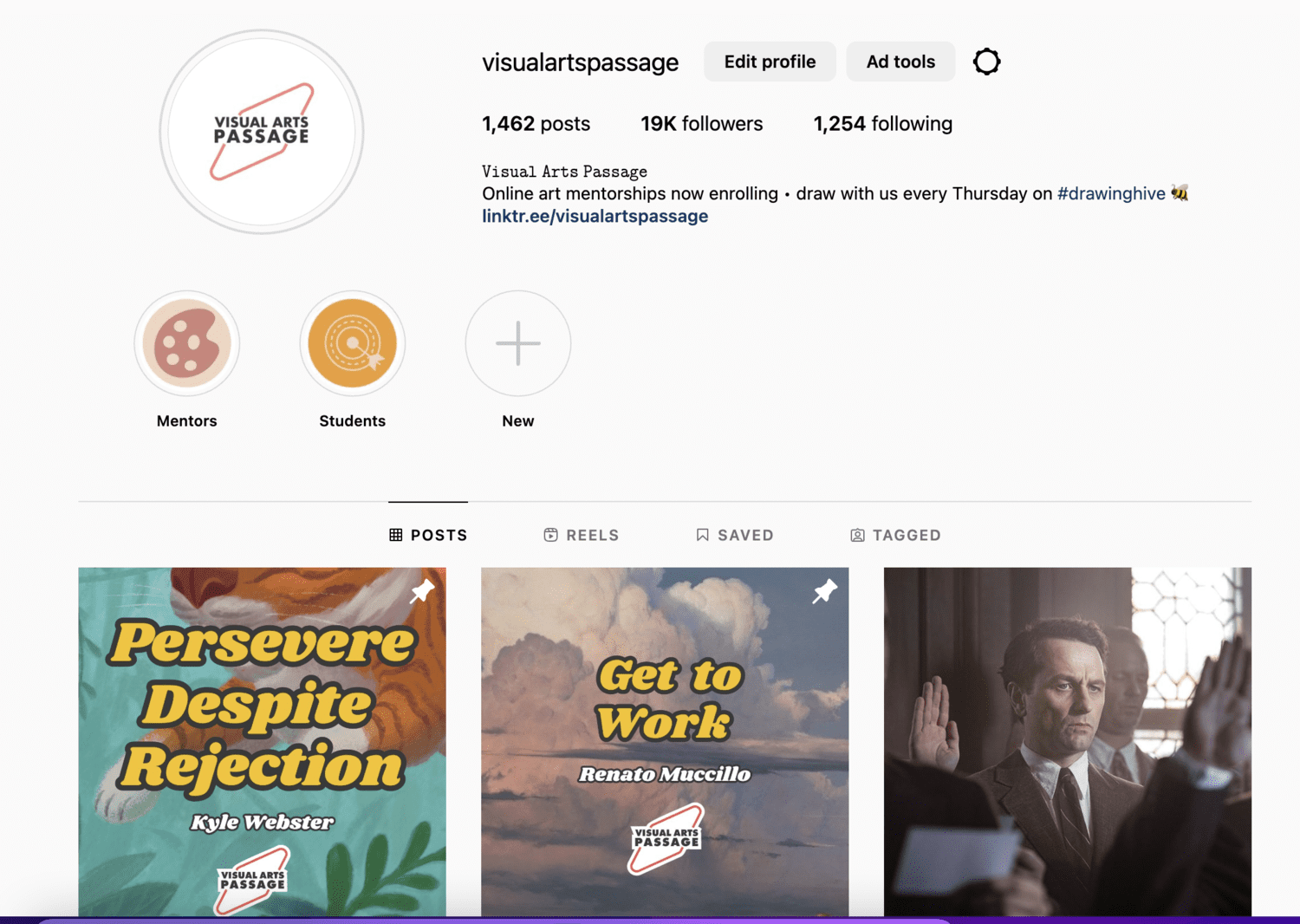 How To Sell Art On Instagram And Is It Worth It Visual Arts Passage   Screen Shot 2023 04 28 At 2.57.28 PM 